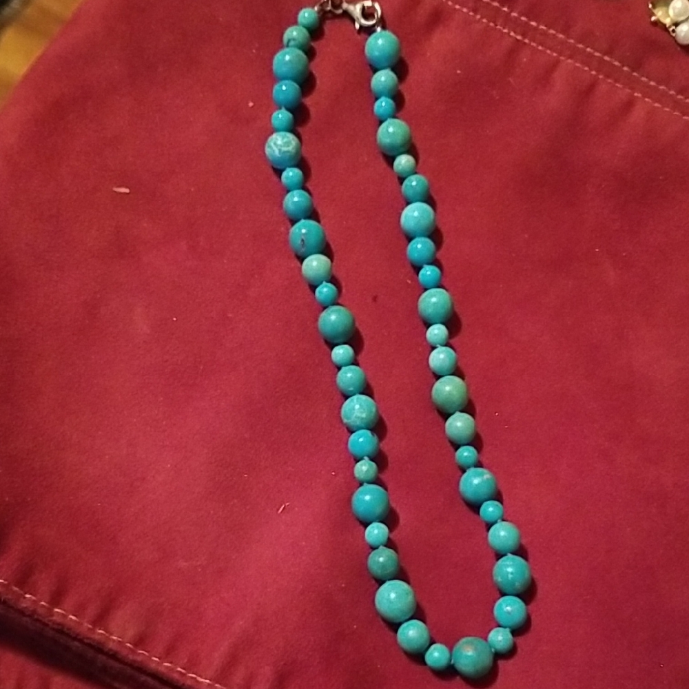 Silver and Turquoise Necklace